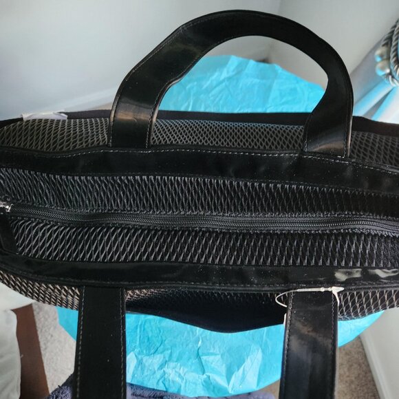 Victoria Secret VSX Large Black Mesh Tote Travel Bag NWT - Picture 3 of 5